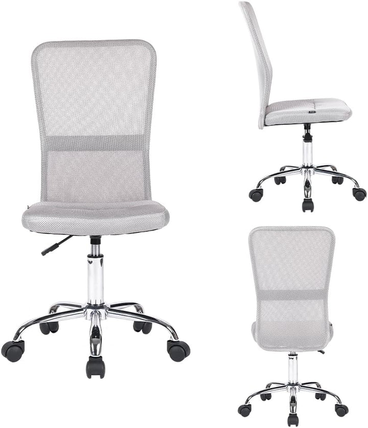 Mingone Bürostuhl Ergonomisch Schreibtischstuhl aus Mesh Höhenverstellbarer Drehstuhl 360° Drehbarer