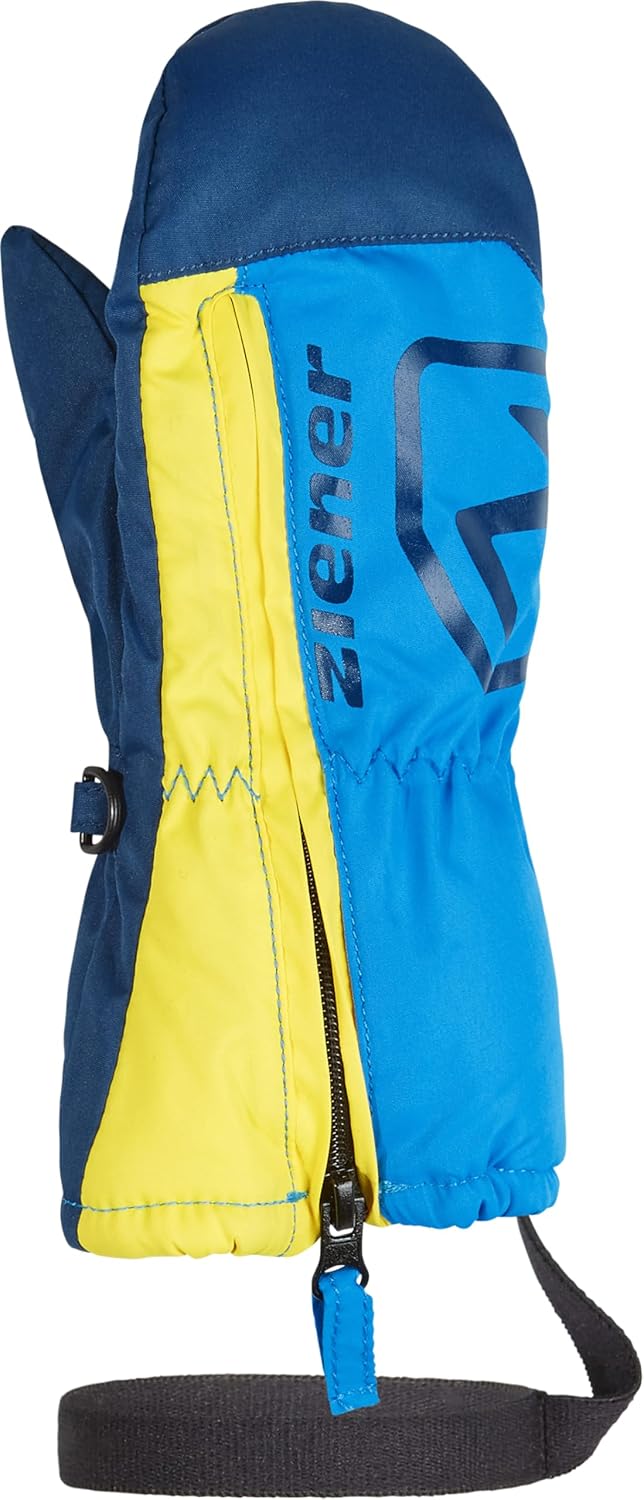 Ziener Unisex – Babys Leon Skihandschuhe 80cm blau, 80cm blau