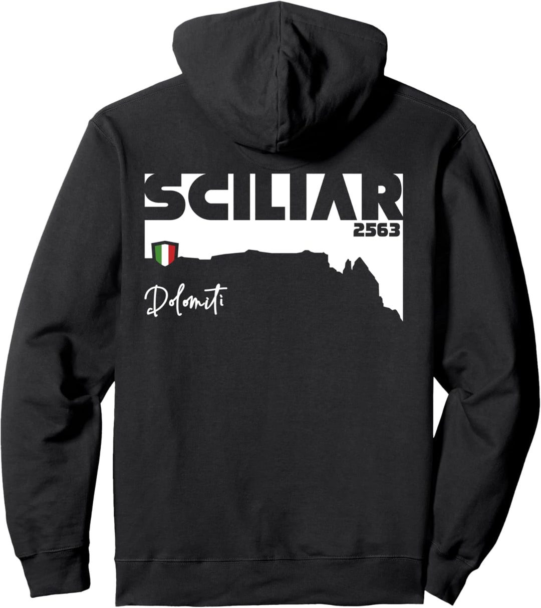 Sciliar Schlern Dolomiten Italien Südtirol Wandern Souvenir Pullover Hoodie