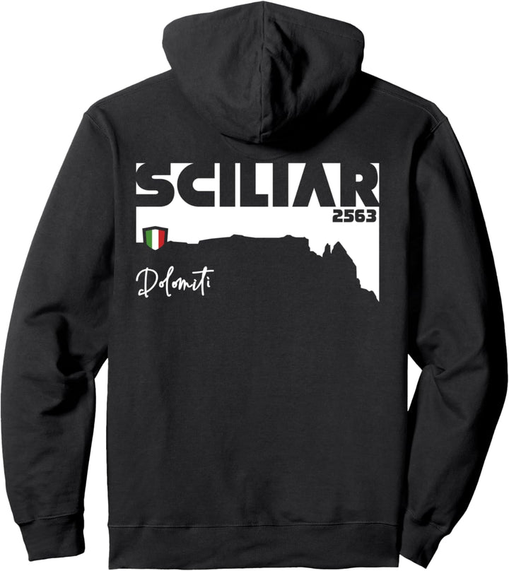 Sciliar Schlern Dolomiten Italien Südtirol Wandern Souvenir Pullover Hoodie