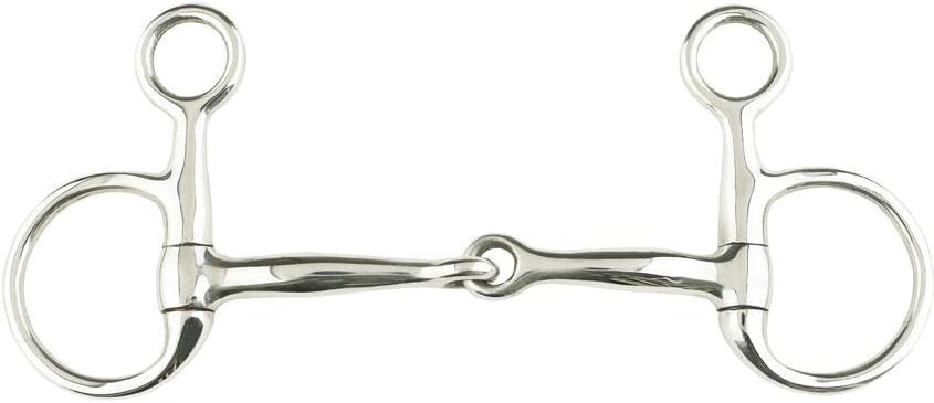 horze Baucher Einzeln Beweglich Bit Edelstahl 125, Edelstahl 125