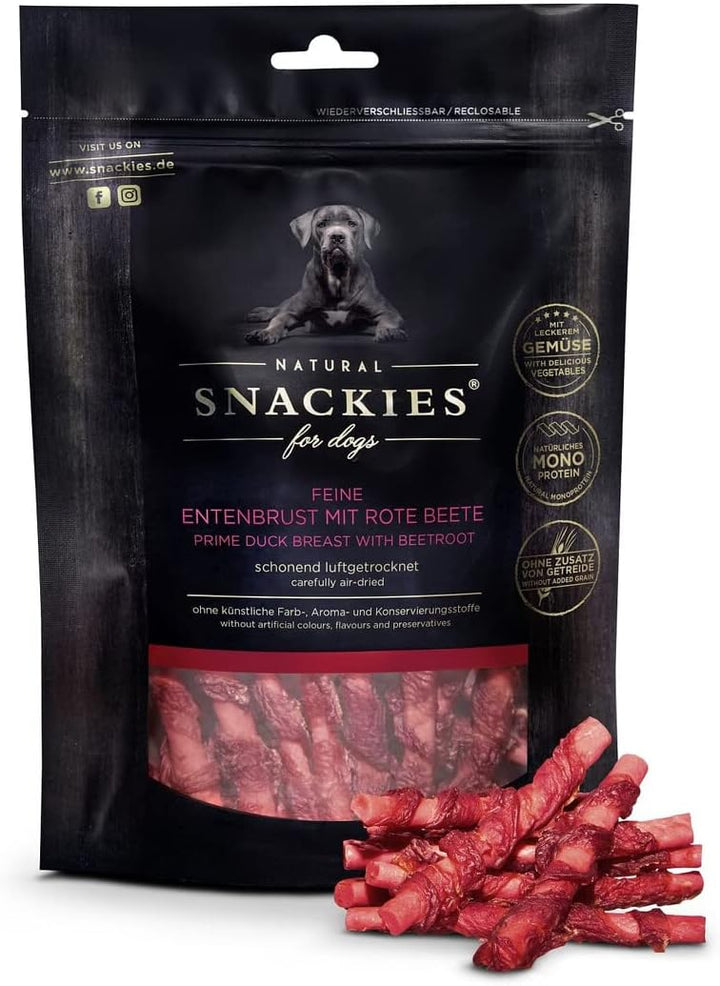 SNACKIES Vorteils-Set Genuss 8+1 Pack (à 170/180g) Premium Snacks für Hunde ohne Zusatz von Getreide