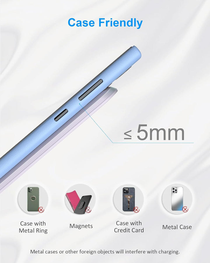 NANAMI Fast Wireless Charger, 10W Induktive Ladestation für Samsung Galaxy S24/S23/S22/S22+/S21/S20/