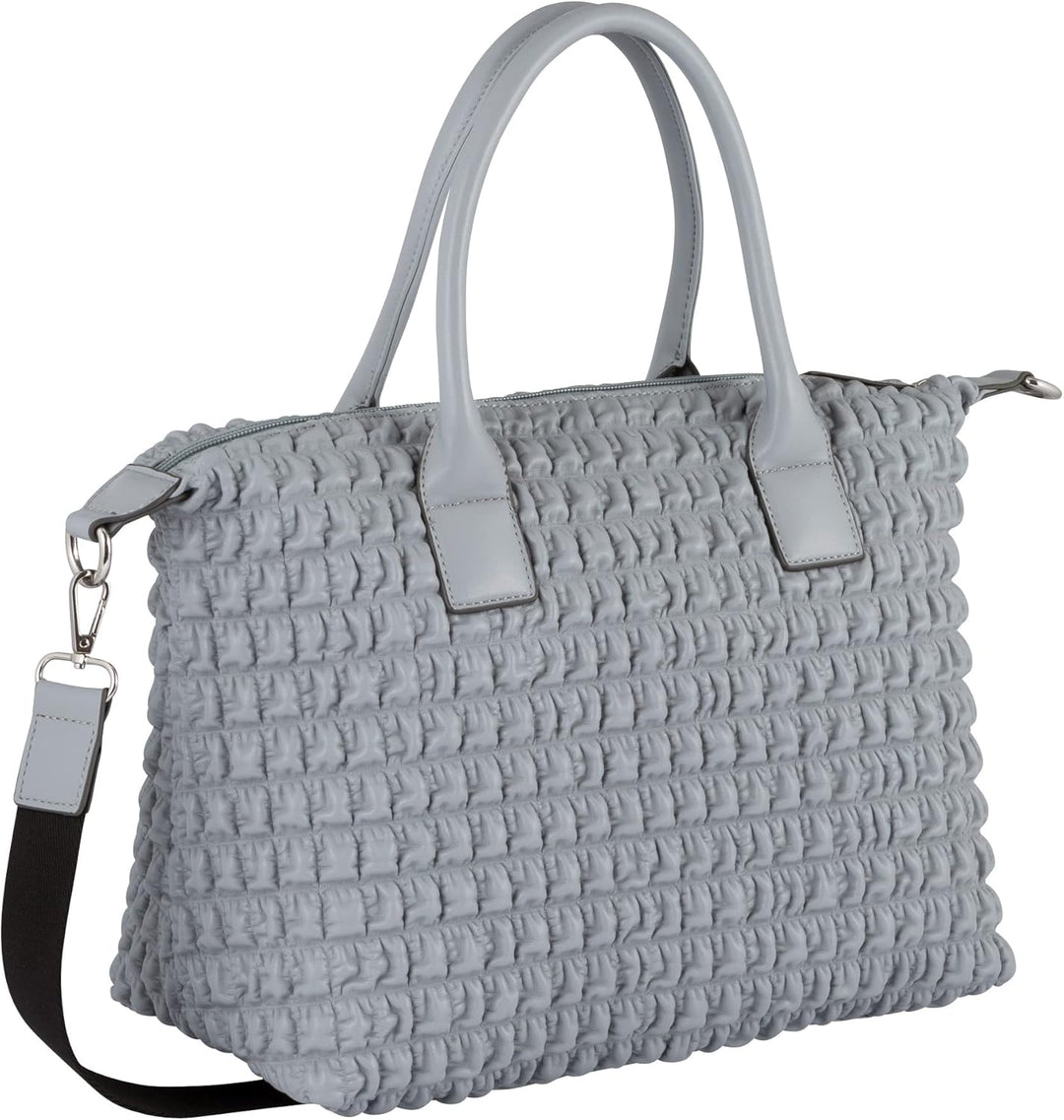 Gabor Damen Kari Henkeltasche mit langem Schulteriemen 35 x 14,5 x 25 (LxBxH) Light Blue, 35 x 14,5