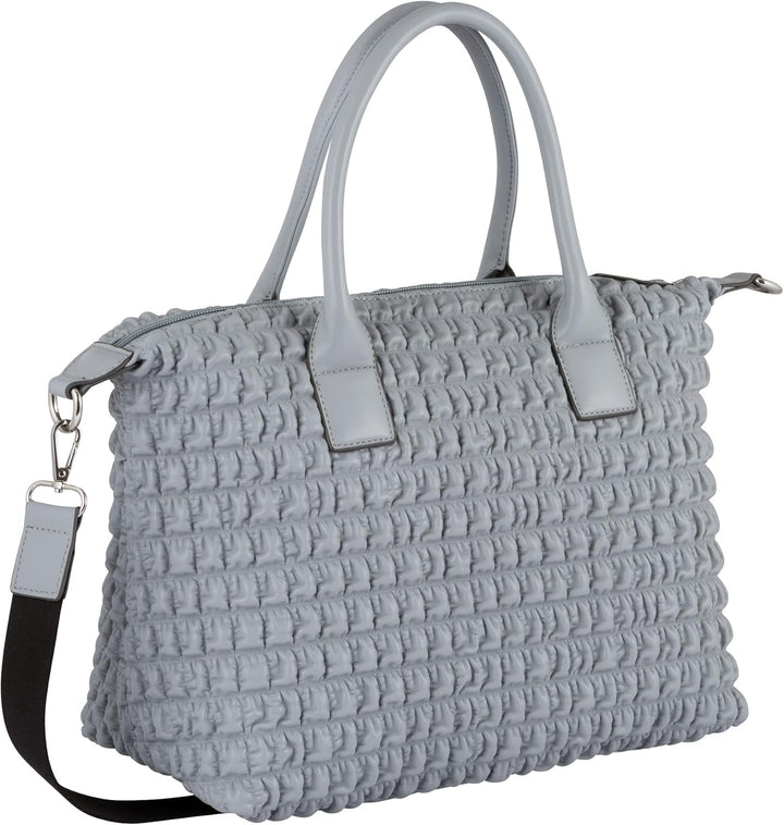 Gabor Damen Kari Henkeltasche mit langem Schulteriemen 35 x 14,5 x 25 (LxBxH) Light Blue, 35 x 14,5