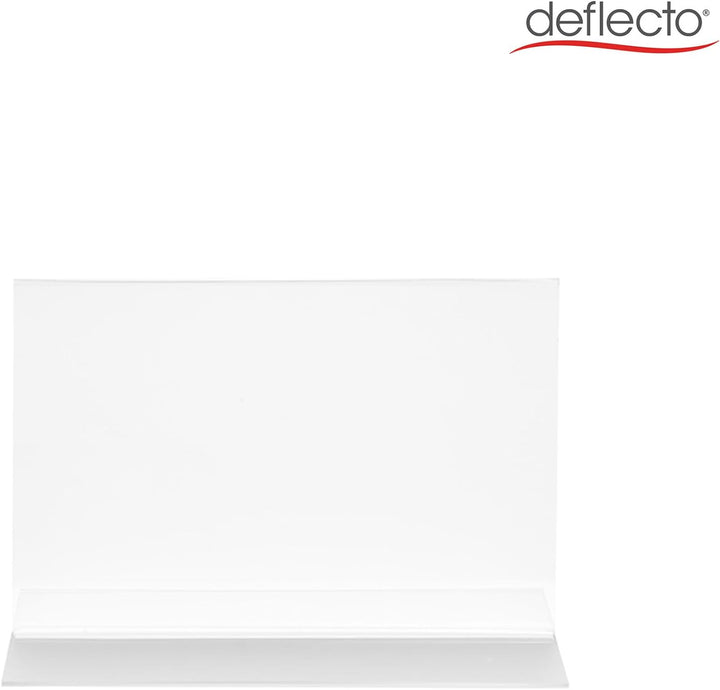 Deflecto Schilderhalter, stehend A3, Querformat, zum Aufstellen, A3, Querformat, zum Aufstellen