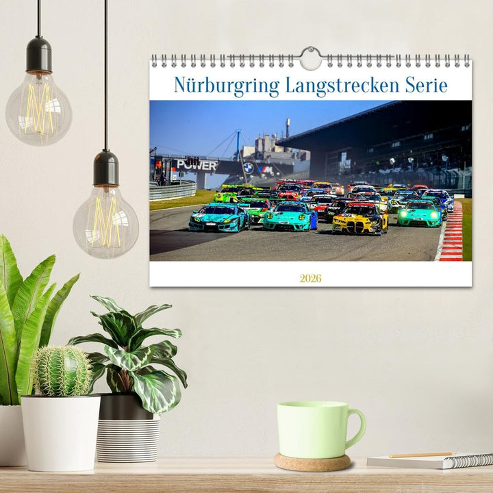 Nüburgring Langstrecken Serie 2026 (Wandkalender 2026 DIN A4 quer), CALVENDO Monatskalender: Die Sch