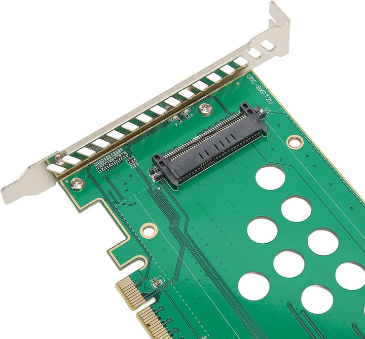 U.2 PCIe NVMe Adapter, U.2 PCIe SSD Riser Card, U.2 zu PCIe 3.0 4.0 X8 X16 SSD Adapterkarte 40Gbps D