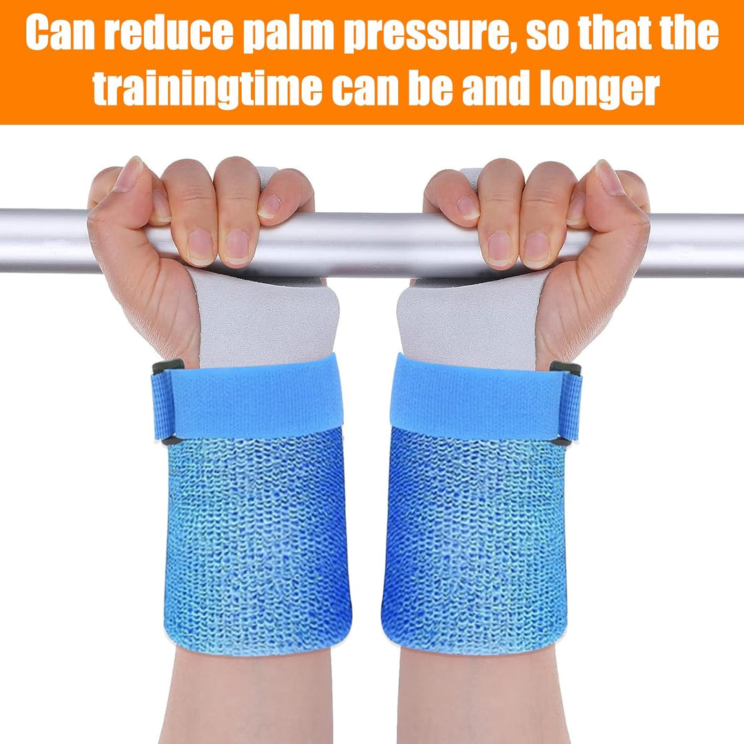 2 Sets Griffpads Kinder Reckriemchen Turnen Mädchen Reck Handschuhe Turnen Kinder, Pull Up Grips für