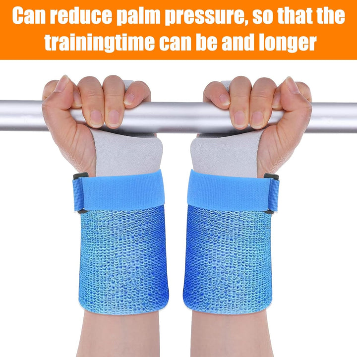 2 Sets Griffpads Kinder Reckriemchen Turnen Mädchen Reck Handschuhe Turnen Kinder, Pull Up Grips für