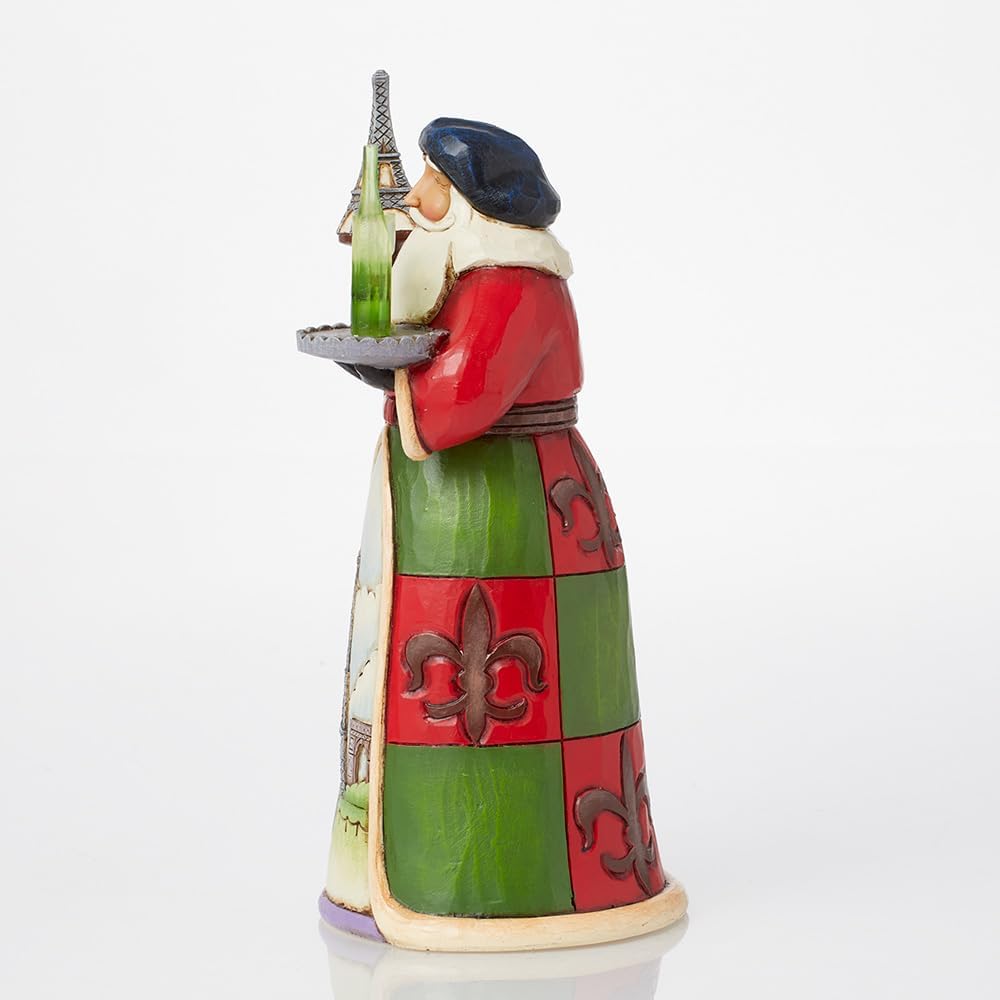 Enesco Jim Shore Heartwood Creek Figur, französischer Weihnachtsmann, Kunstharz, Französischer Weihn