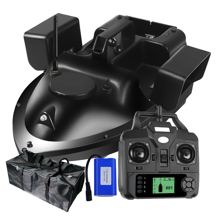 DYJD GPS-Smart-RC Wireless-Köder-Boot 2kg Laden automatischer Vorschub Return Fernbedienung 500M Ent