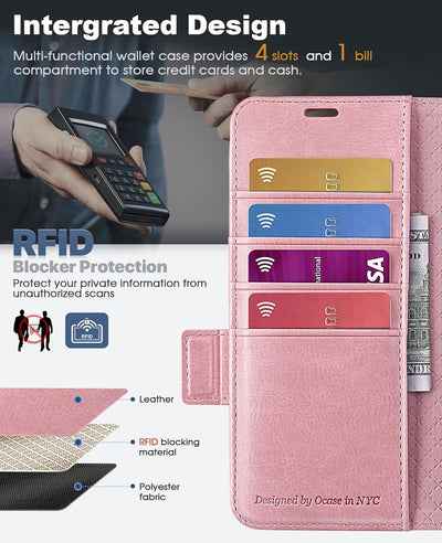 OCASE Aktualisierte Version Hülle Samsung Galaxy Z Fold 5 5G Handyhülle [mit S Pen Halter] [Vorderse