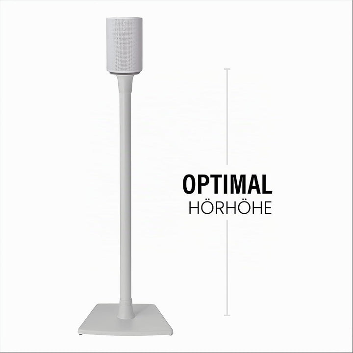Sanus Lautsprecherständer mit Fester Höhe für Sonos Era 100 Single WSSE11 weiss, weiss