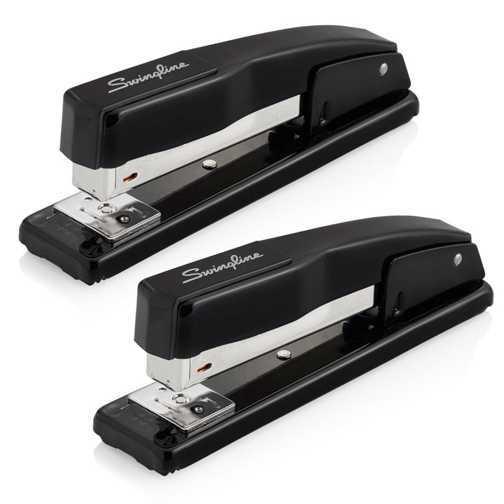 Swingline Handelshefter, 20 Blatt Kapazität, staufrei, Metall, 2 Stück, Schwarz (44401AZ) Pack of 2,