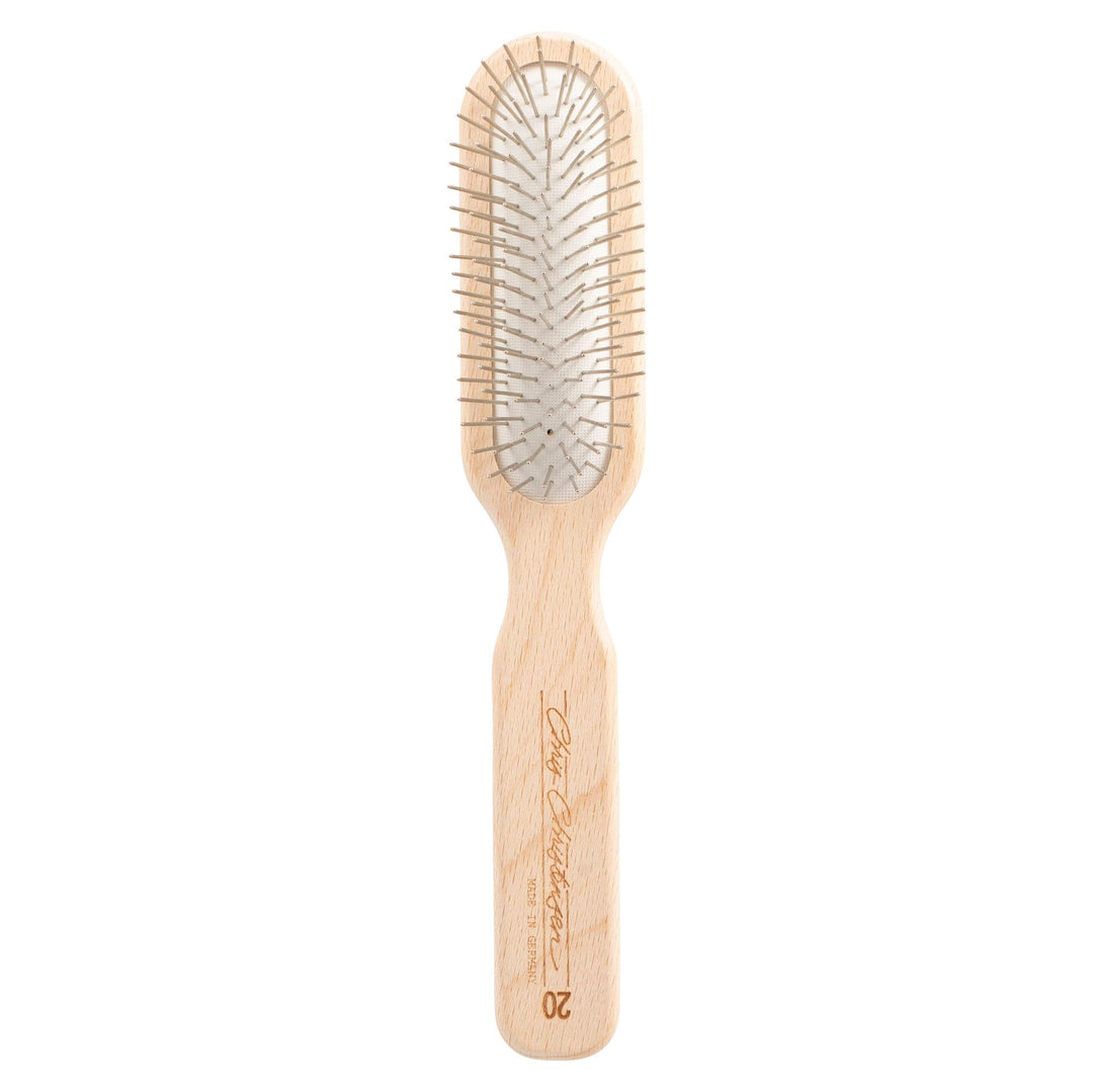 Chris Christensen Oblong Pin Brush Original for Pets 20mm Braun 20mm, Braun 20mm