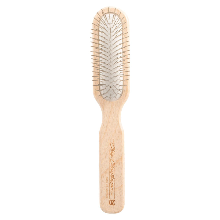 Chris Christensen Oblong Pin Brush Original for Pets 20mm Braun 20mm, Braun 20mm