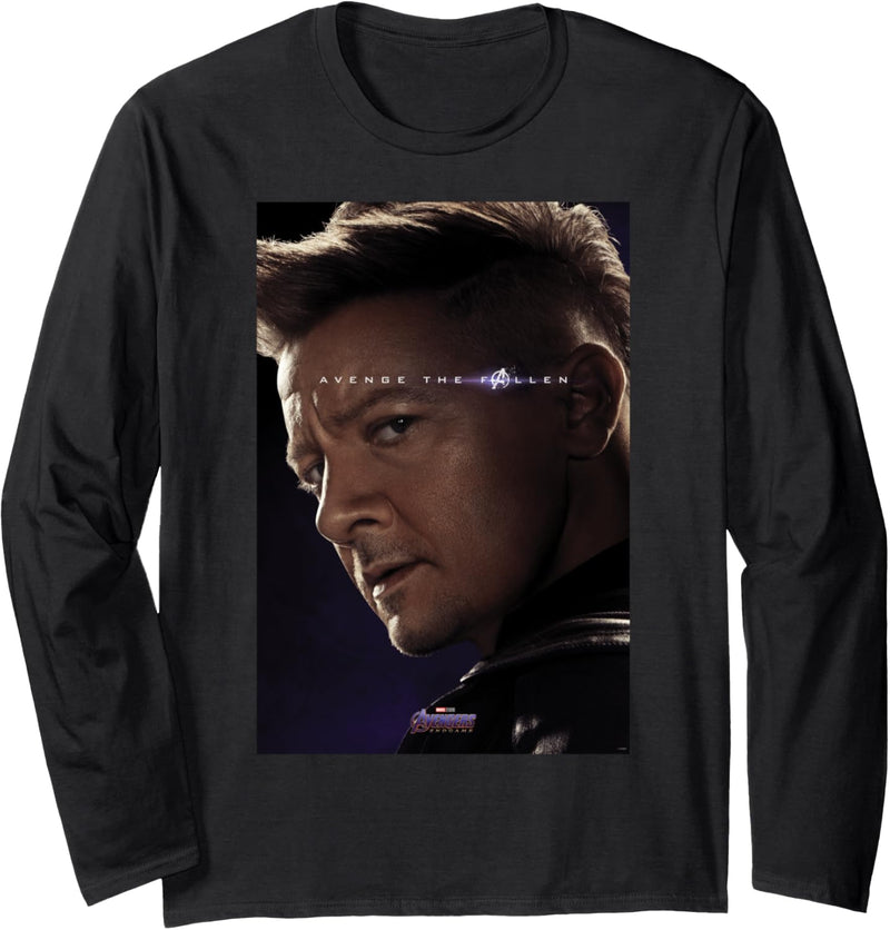 Marvel Avengers Endgame Hawkeye What Ever It Takes Poster Langarmshirt