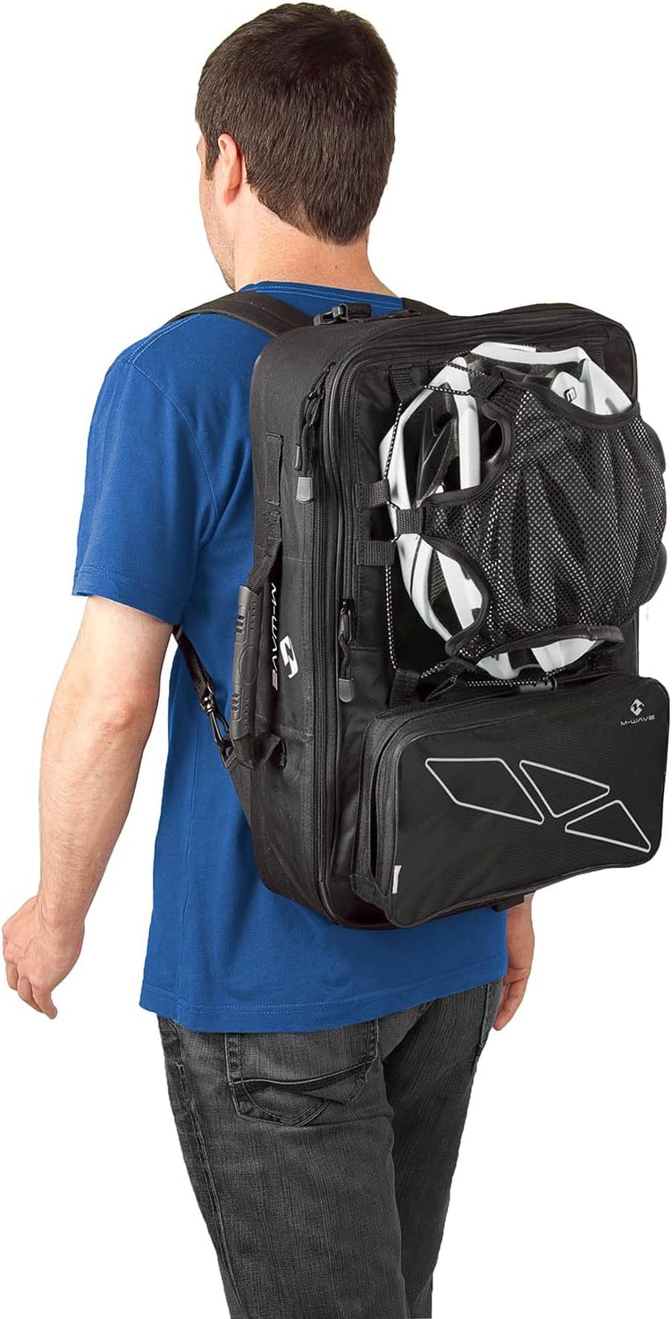 M-Wave Gepäcktasche 3-fach Traveller, schwarz/ grau, 62 l einzeln Single, einzeln Single