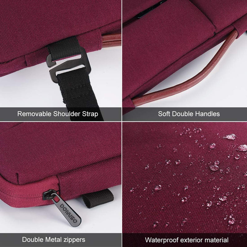 DOMISO 17 Zoll Wasserdicht Laptop Tasche Sleeve Case Notebook Hülle Schutzhülle für 17.3" Dell Inspi