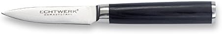 Echtwerk Damaszener Messer Set, 3-TLG, Kochmesser/Küchenmesser, kleines Santokumesser/ japanisches M