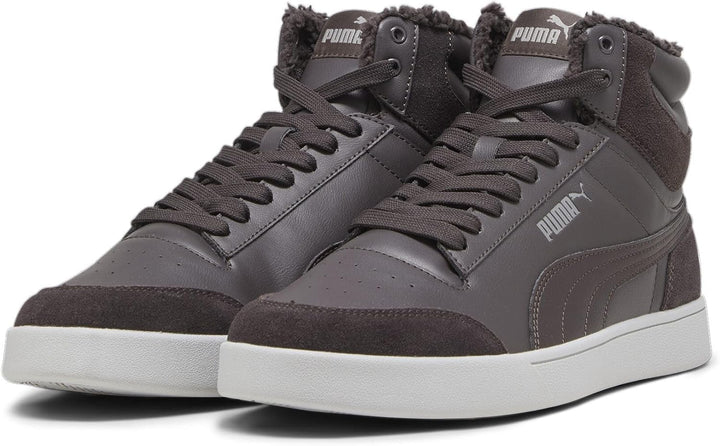 Puma Shuffle Mid Fur Unisex Sneaker 38.5 EU Grau Flat Dark Gray Cast Iron Cool Light Gray, 38.5 EU G
