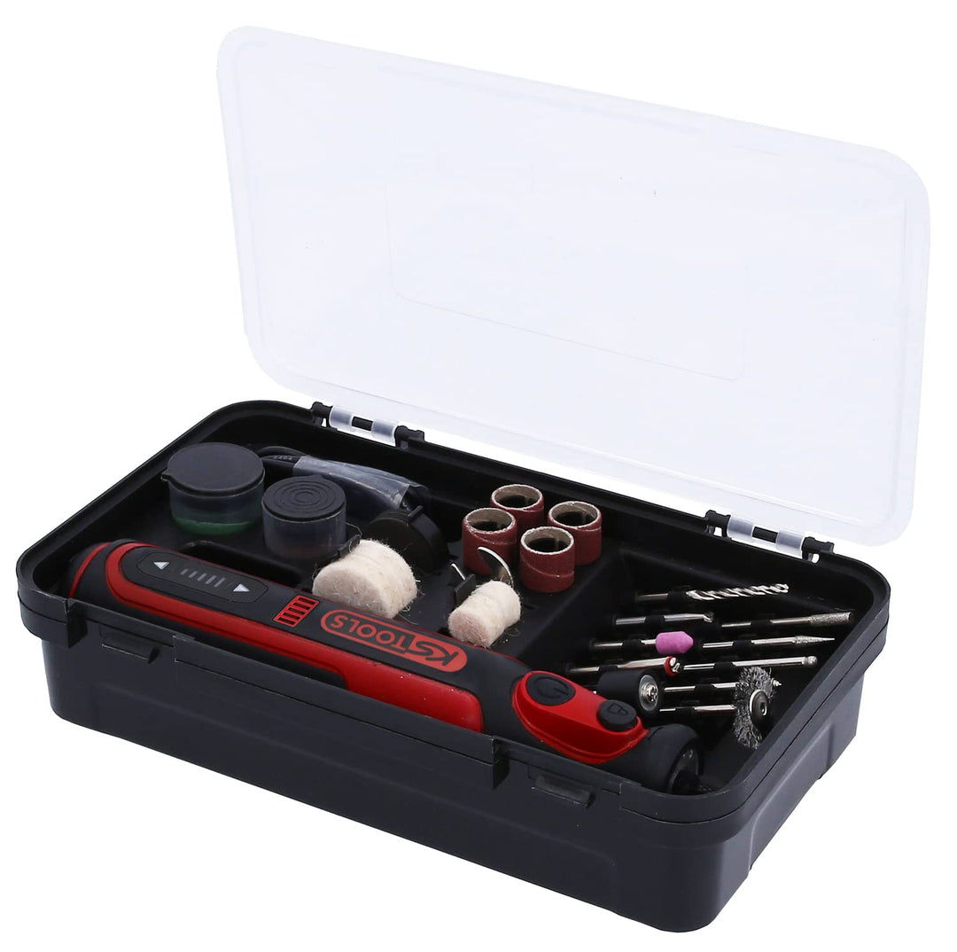 KS Tools 515.3990 eMONSTER Akku-Multifunktionswerkzeug-Satz mit 50 Zubehörteilen