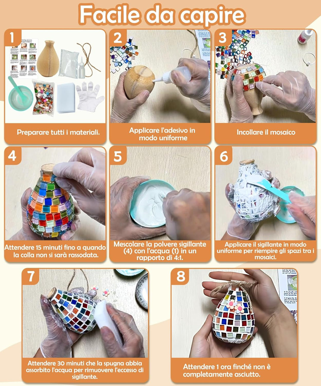 Daity Mosaik bastelset Kinder 7 8 6 10 9 11 Jahre Geschenk Mädchen 6-12 Jahre Mosaik Basteln Set Geb