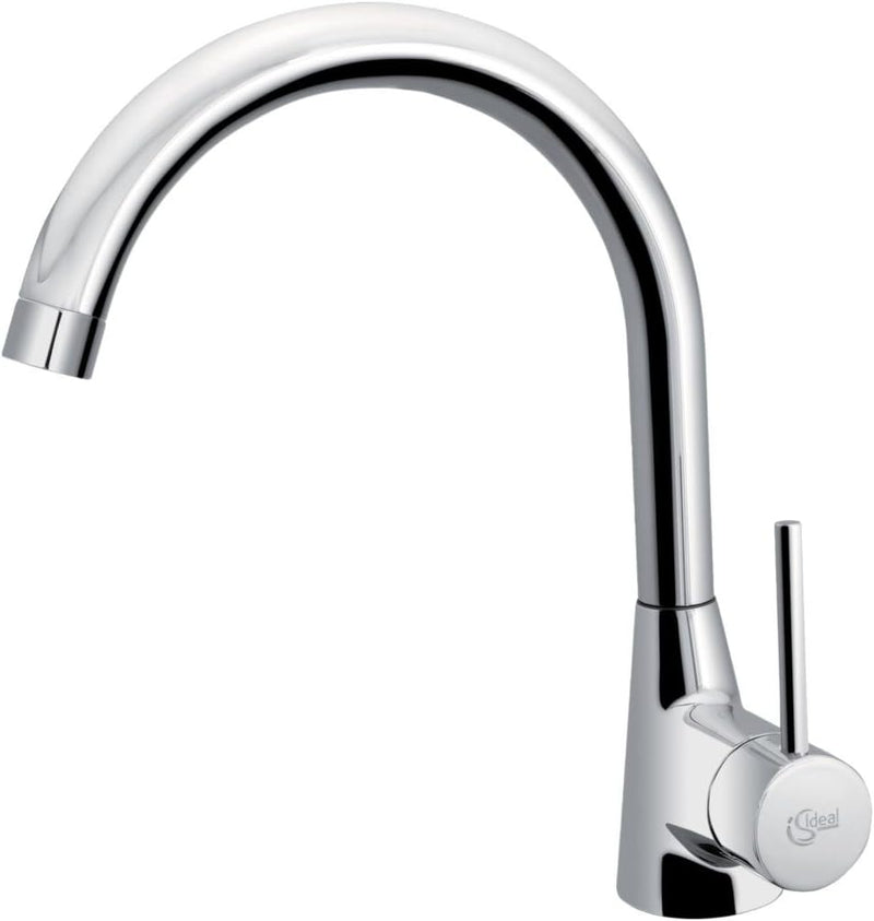 Ideal Standard B9328AA Nora Küchenarmatur hoher Auslauf, Chrom Standardmodel ohne