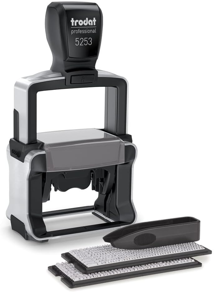 Trodat Professional 5253 Typomatic zum Selbersetzen, max 6 Zeilen, schwarz