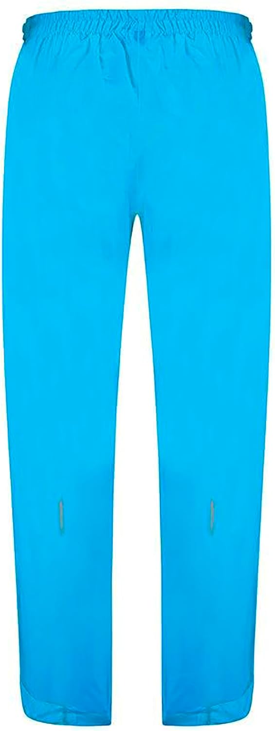 Herren wasserdichte Überhose Origin Ii - Packable Waterproof Full Zip Overtrousers, Neonblau