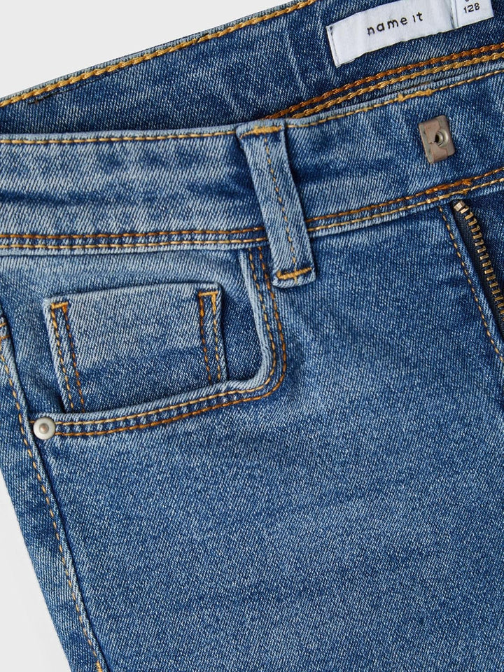 NAME IT Girl Jeans Skinny Fit 92 Medium Blue Denim, 92 Medium Blue Denim
