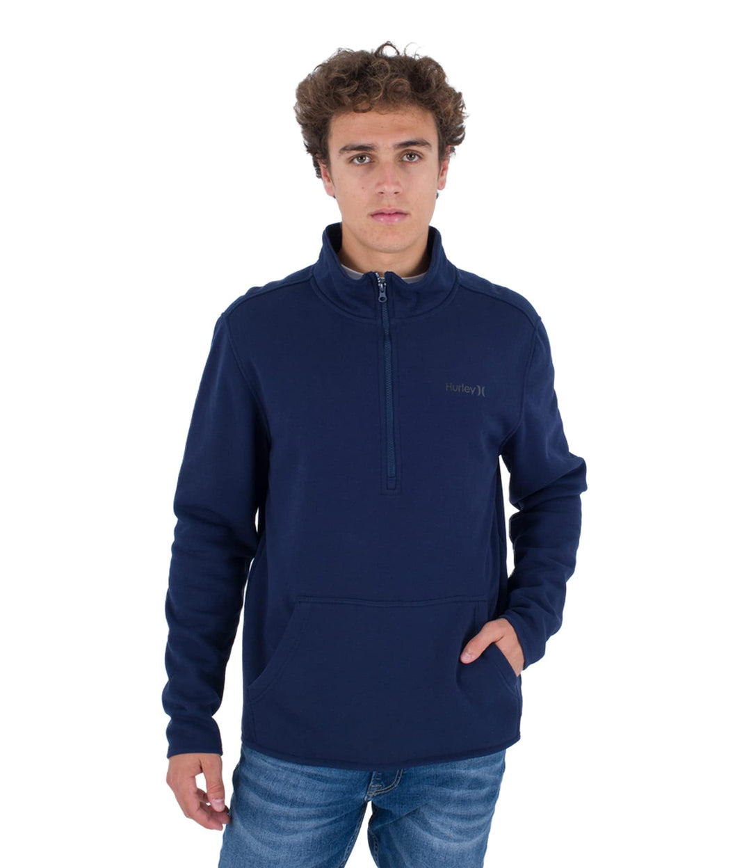 Hurley Herren O&o Track Fleece Sweatshirt M Obsidian, M Obsidian
