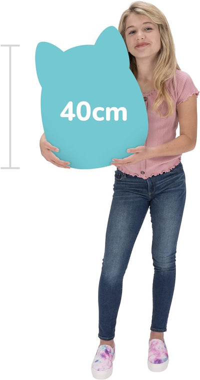 Squishmallows SQCR04208 - Cam die Katze mit Mütze 40 cm, offizielles Kelly Toys Plüsch, superweiches