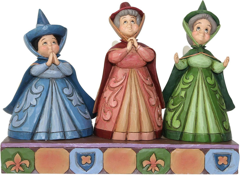 Disney,4059734,Traditions AA8Royal Guests- Three FairiesFigur, Mehrfarbig, 60 x 150 x 70 cm