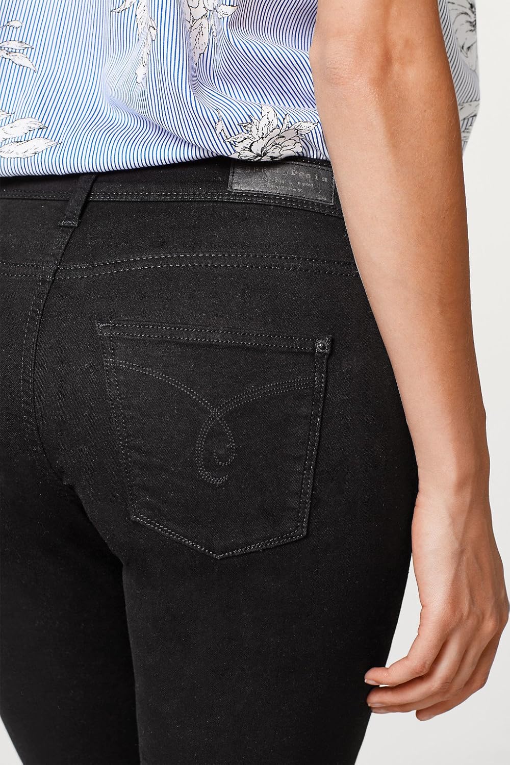 ESPRIT Damen Jeans 32W / 30L 001/Black, 32W / 30L 001/Black