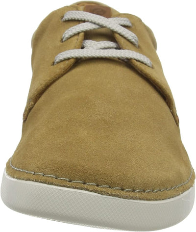 Clarks Herren Gereld Lace Sneaker 39.5 EU Dunkler Sand Wildleder, 39.5 EU Dunkler Sand Wildleder