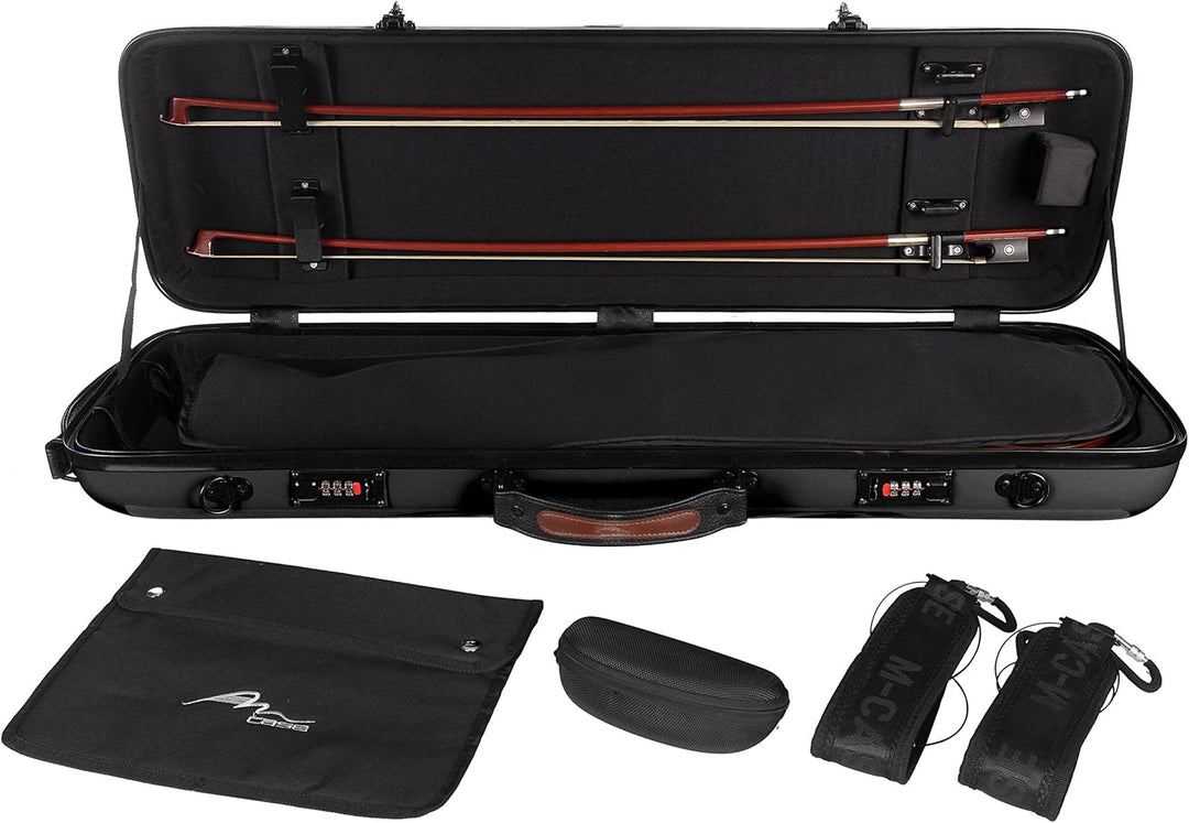 Geigenkoffer Glasfaser Safe Oblong 4/4 schwarz M-Case