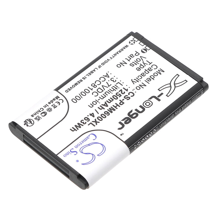 TCTK Akku 1250mAh Kompatibel mit [Philips] DPM6000, DPM7000, DPM8100, DPM8500, Pocket Memo DPM6000,