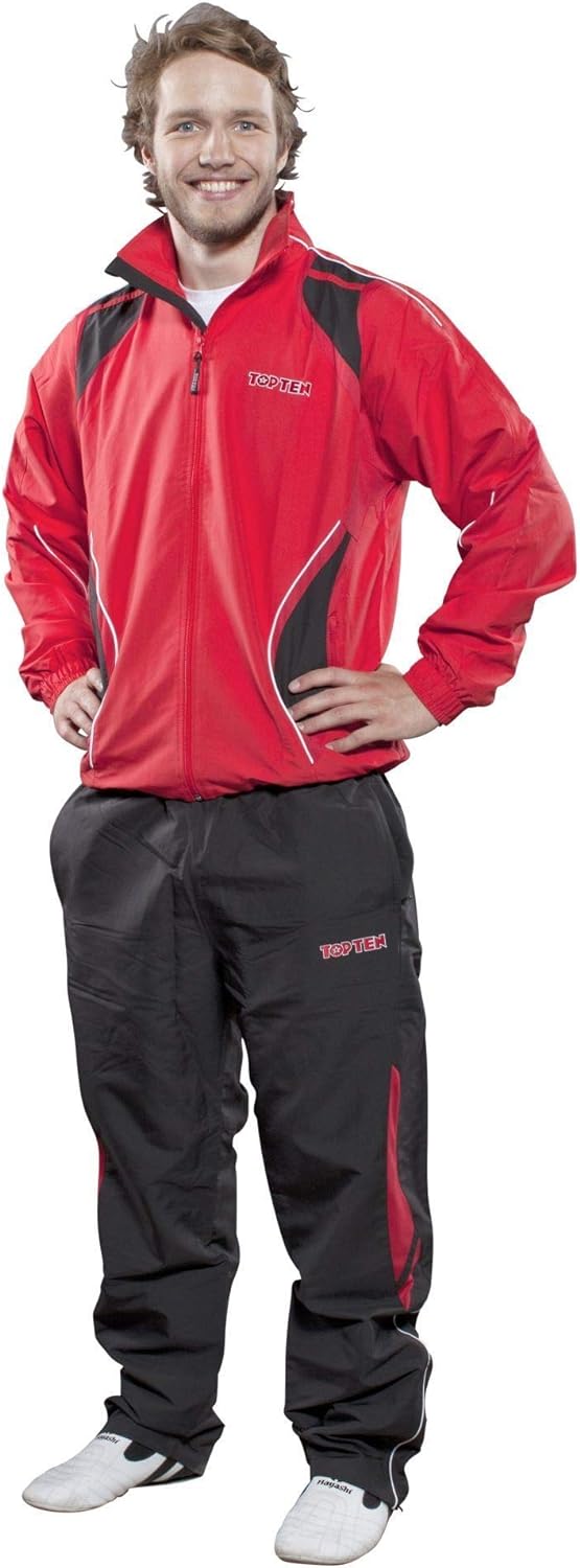 TopTen Fitnessanzug S Rot - Schwarz, S Rot - Schwarz