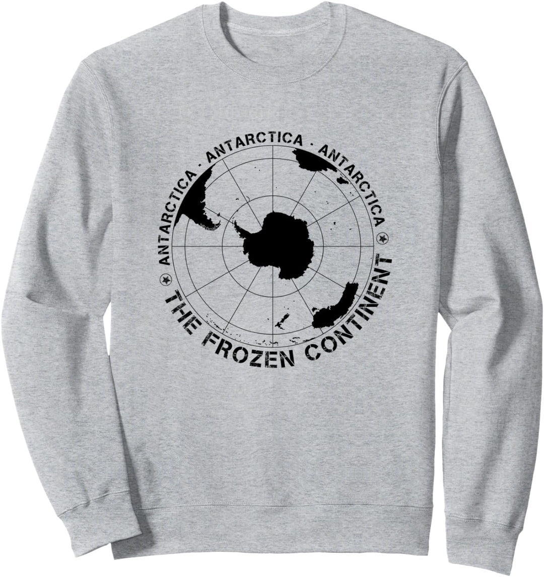 Alte Karte der Antarktis Sweatshirt