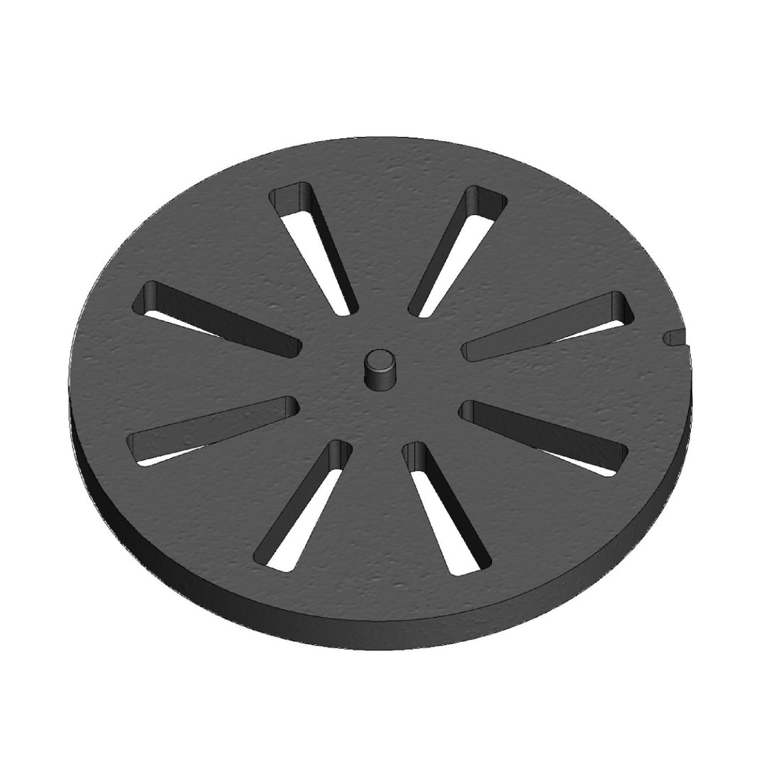 Kaminrost/Ascherost Rund Ø 203 x 15 mm passend für Contura ** Kaminöfen inkl. Modellübersicht - Asch