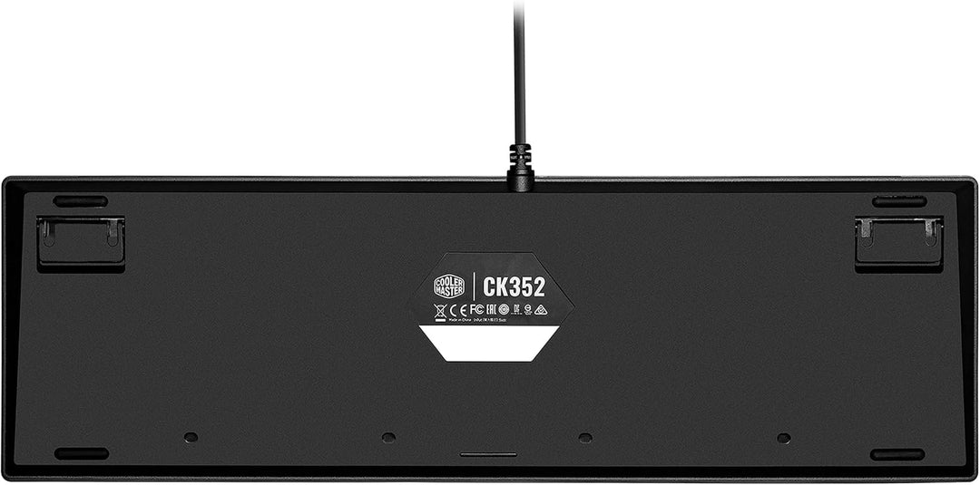Cooler Master CK352 Mechanical Gaming Keyboard with Optical Switches - Red Switches (Hot-Swap) Full