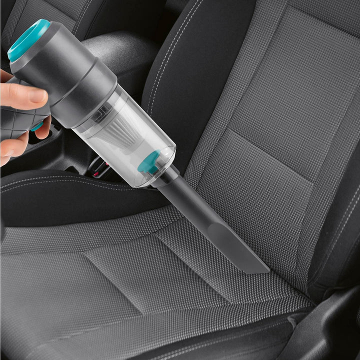 CLEANmaxx Akku-Handstaubsauger im 6-TLG. Set | Kabbelloser & Beutelloser Handsauger | Mit Saug- & Ge