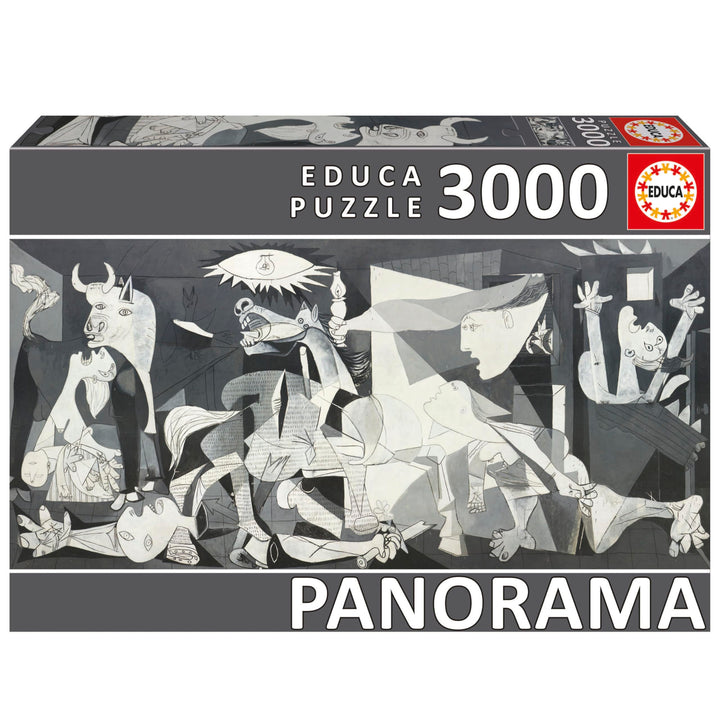 Educa 11502, Guernica, 3000 Panorama Teile Puzzle für Erwachsene und Kinder ab 14 Jahren, Pablo Pica