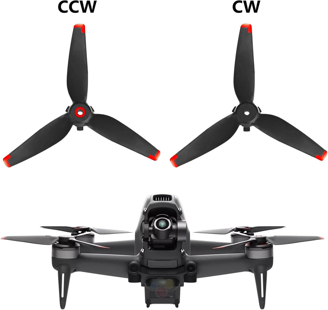 4 Pcs FPV Propeller, Silent Flight Faltbare Drohne FPV 5328S Propeller Zubehör für Drohnenersatz, Lo