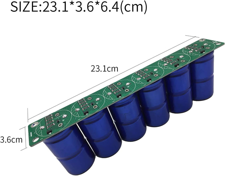 Telituny Super Farad Kondensator, 1 Satz 16V 83F Super Farad Kondensator Low ESR Kondensator mit Sch