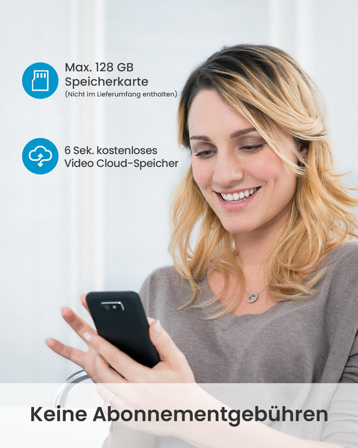 ieGeek 5MP 2,5K WLAN Video Türklingel mit Kamera (2026), 166° Weitwinkel Funkklingel mit Kamera, Sic
