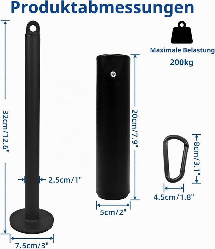 Ladestift, Gewichtsplatte Loading Pin 25mm Kabelzug Latzug Weight Lifting Pin für Hantelscheiben 30m
