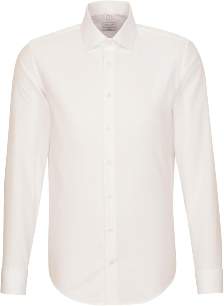 Seidensticker Herren Men Shaped Gala Businesshemd 37 Ecru(021006), 37 Ecru(021006)